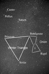 The Winter Triangle / �~�̑�O�p