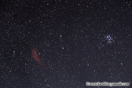 The Pleiades and The California Nebula / ���΂�ƃJ���t�H���j�A���_