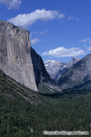 El Capitan and Half Dome / �G���L���s�^���ƃn�[�t�h�[��
